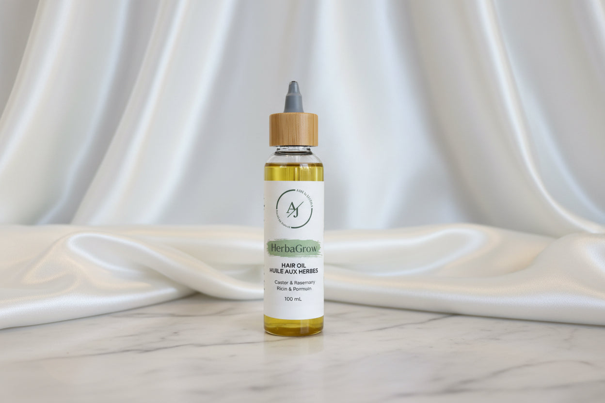 HerbaGrow - Huile Capillaire aux Herbes - Force & Nutrition