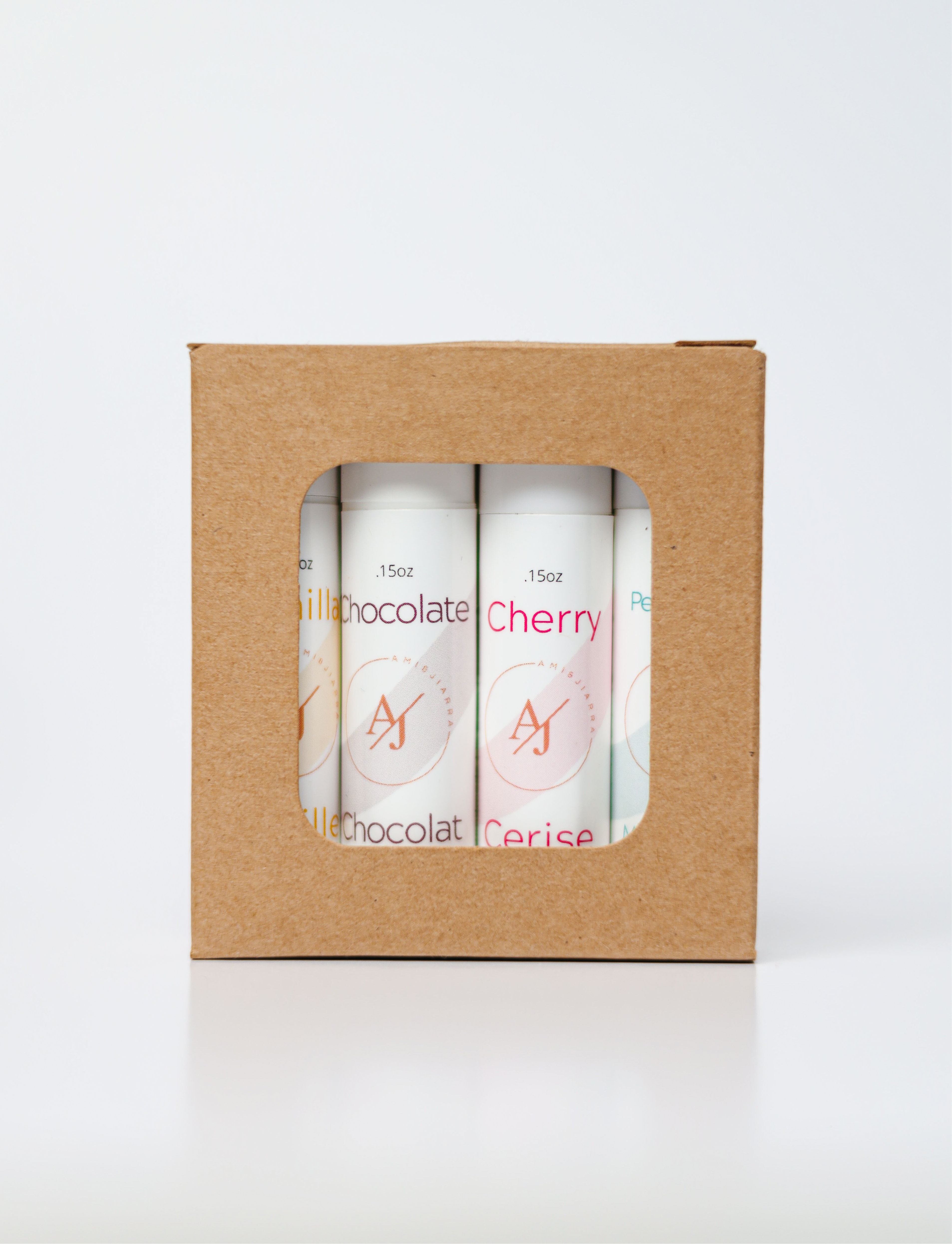 Natural Lip Balm Set Canada 4 Flavors