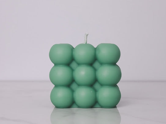 Handmade Soy Candle Canada Bubble Design